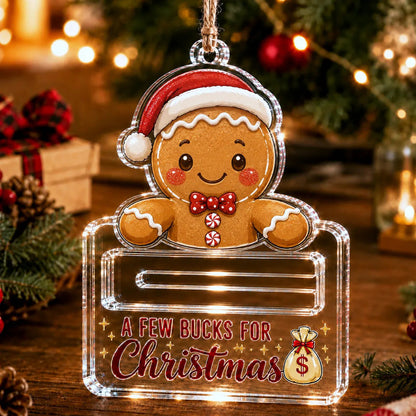 🔥Last Day 60% OFF🎄A Few Bucks For Christmas™ Crystal Acrylic Money Holder Ornament