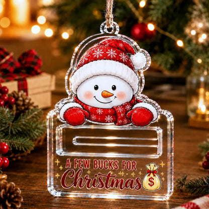 🔥Last Day 60% OFF🎄A Few Bucks For Christmas™ Crystal Acrylic Money Holder Ornament
