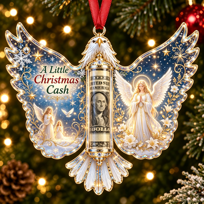 🦅 💵 Christmas Cash Gift Bald Eagle Ornament – Holiday Money Holder Keepsake 🎄 ✨