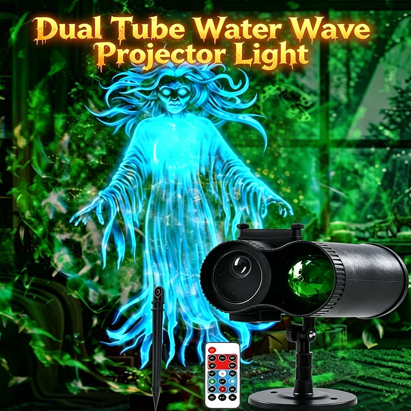 ☠️Halloween Skull Dynamic Light 10 Unique HD Projection Patterns
