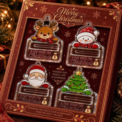 🔥Last Day 60% OFF🎄A Few Bucks For Christmas™ Crystal Acrylic Money Holder Ornament