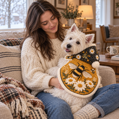 Garden Wildlife Pet Warm Cloak | Soft Fleece Hooded Pet Outfit