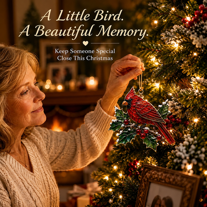 🐦🎄Winter Birds Memorial Christmas Ornaments