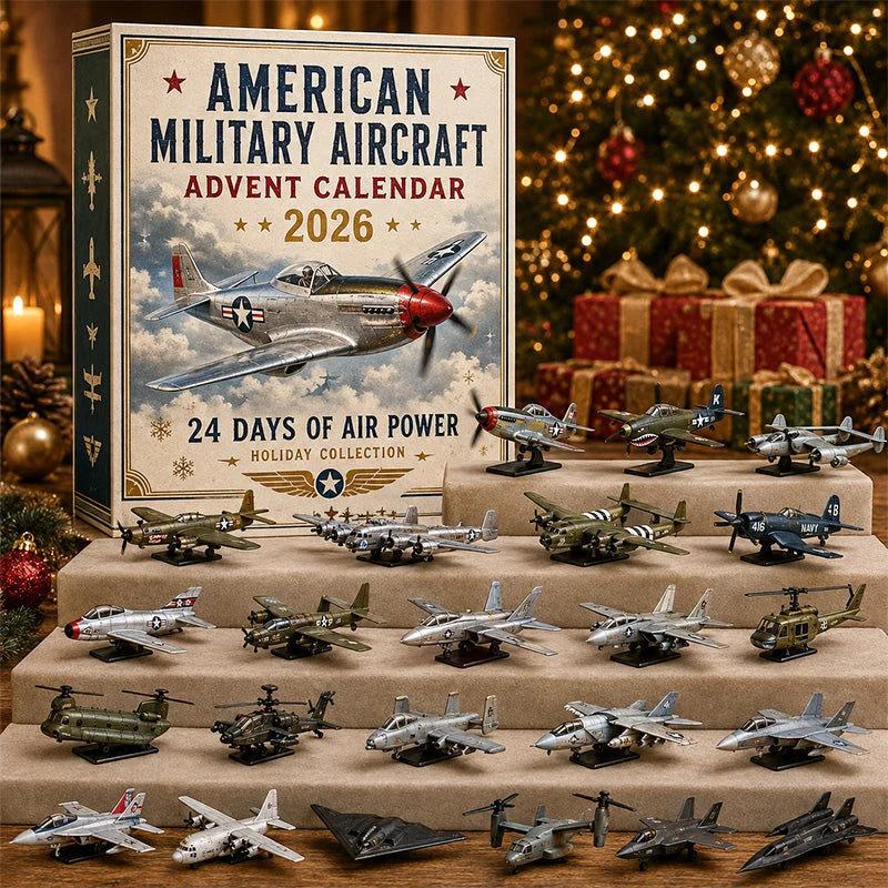 ✈️American Military Aircraft Advent Calendar 2026 – 24 Days of Air Power