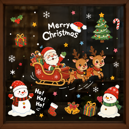 Christmas decorations 🎄Window Static Cling