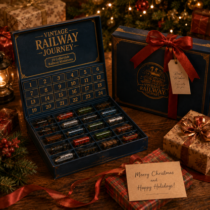 🚂Trains & Rail Vehicles Advent Calendar 2026 | 24 Collectible Mini Railway Models