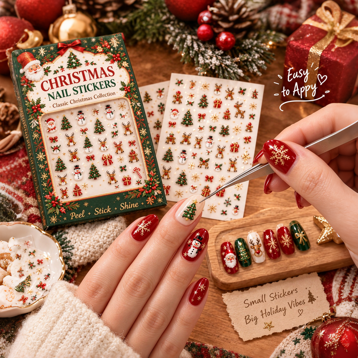 🎄 Christmas Nail Stickers