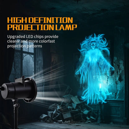 ☠️Halloween Skull Dynamic Light 10 Unique HD Projection Patterns