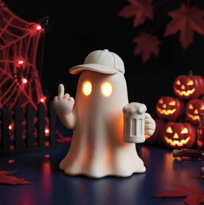 👻Ghost Middle Finger Led Light💡Brighten up your Halloween