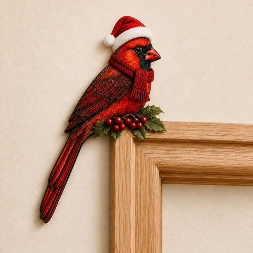 🎄 🐦 Christmas Bird  Door Topper & Mantel Decor