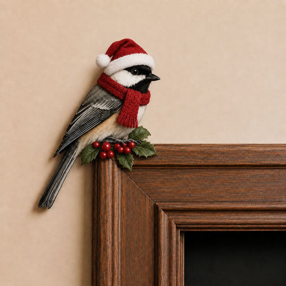 🎄 🐦 Christmas Bird  Door Topper & Mantel Decor