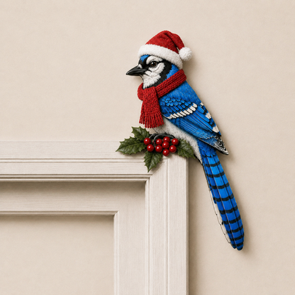 🎄 🐦 Christmas Bird  Door Topper & Mantel Decor