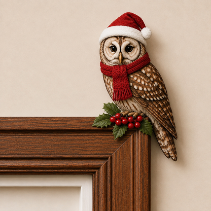 🎄 🐦 Christmas Bird  Door Topper & Mantel Decor
