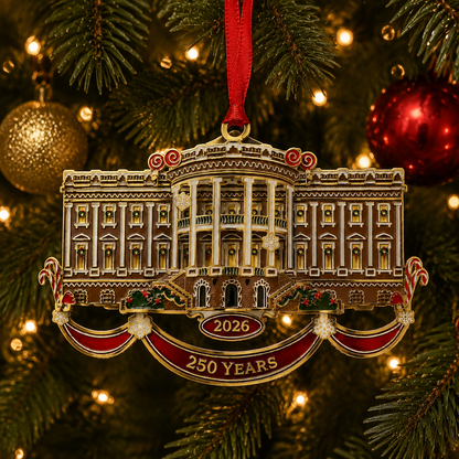 🕋✨White House Christmas tree ornaments – Holiday Keepsake🎁