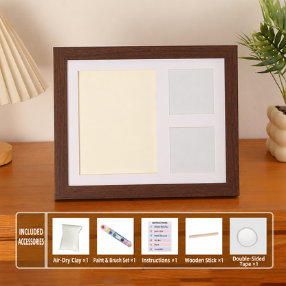 Pet Paw Print Memory Frame 🐾 | DIY Clay Pawprint Keepsake for Dog & Cat
