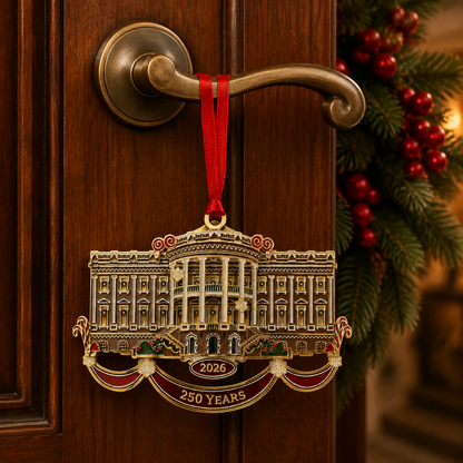 🕋✨White House Christmas tree ornaments – Holiday Keepsake🎁