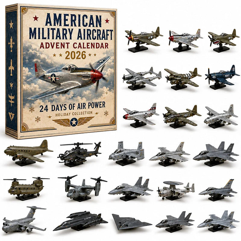 ✈️American Military Aircraft Advent Calendar 2026 – 24 Days of Air Power
