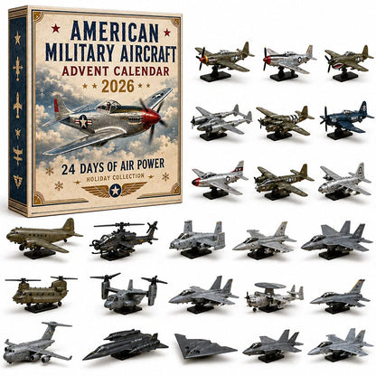 ✈️American Military Aircraft Advent Calendar 2026 – 24 Days of Air Power