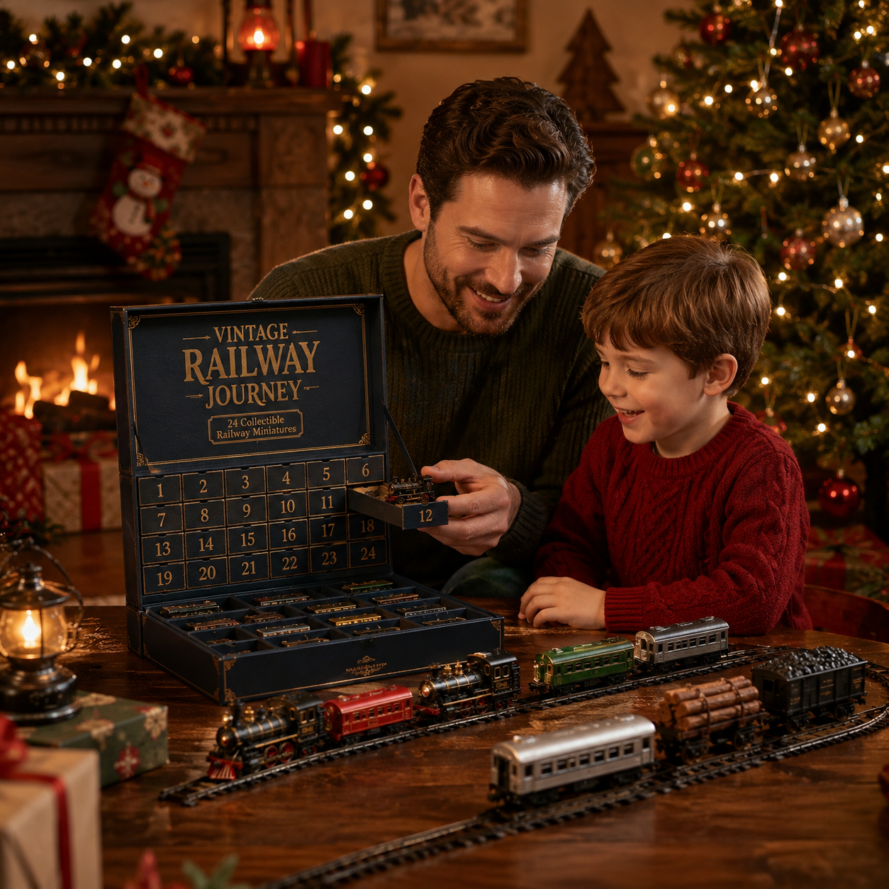 🚂Trains & Rail Vehicles Advent Calendar 2026 | 24 Collectible Mini Railway Models