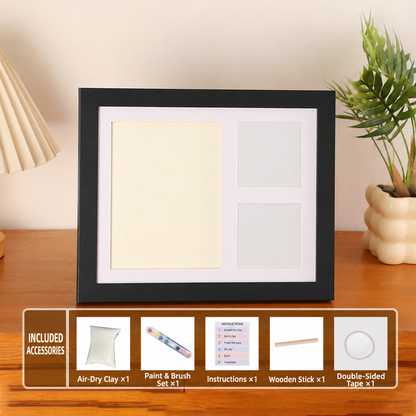Pet Paw Print Memory Frame 🐾 | DIY Clay Pawprint Keepsake for Dog & Cat
