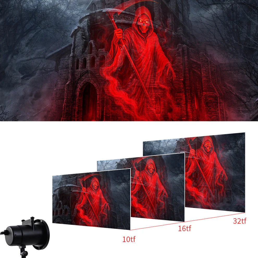 ☠️Halloween Skull Dynamic Light 10 Unique HD Projection Patterns