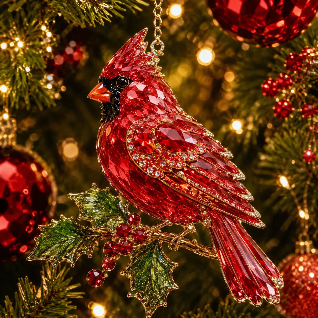 🦋 🦚Christmas Gift Butterfly Ornament – Luxury Crystal Christmas Ornaments 🎄✨