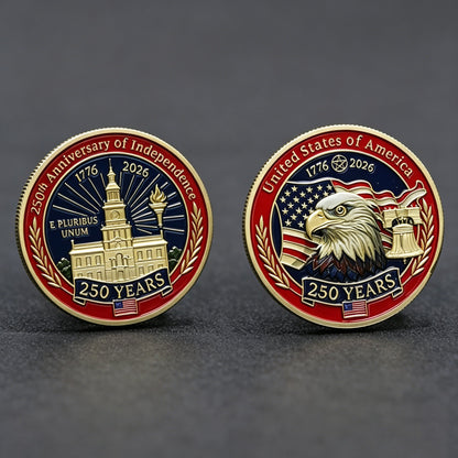 🔥 Last 50pcs 🔥🎁9PCS USA 250th Anniversary Commemorative Coin Gift Set