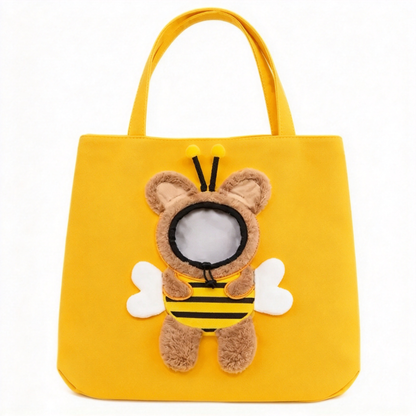 Soft Breathable Cat Tote Bag, Small Dog Travel Shoulder Bag for Outdoor Travel