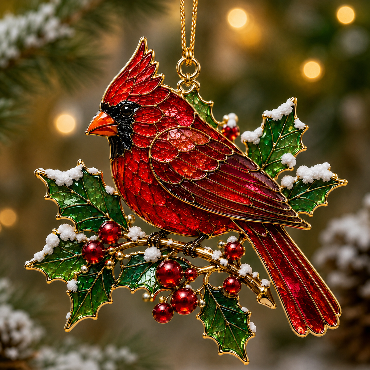 🐦🎄Winter Birds Memorial Christmas Ornaments