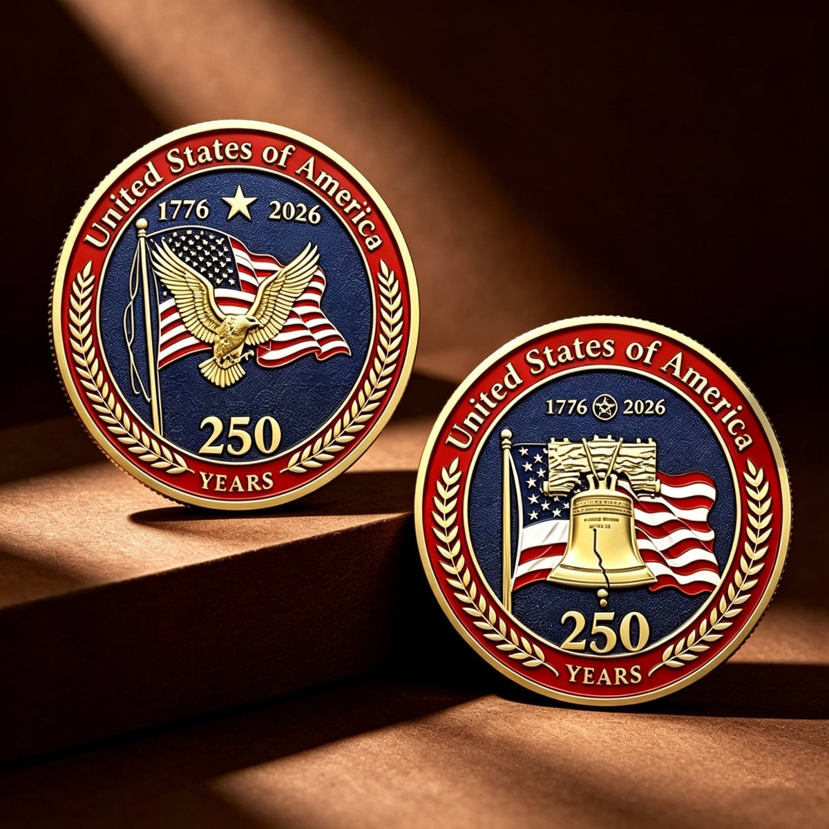 🔥 Last 50pcs 🔥🎁9PCS USA 250th Anniversary Commemorative Coin Gift Set