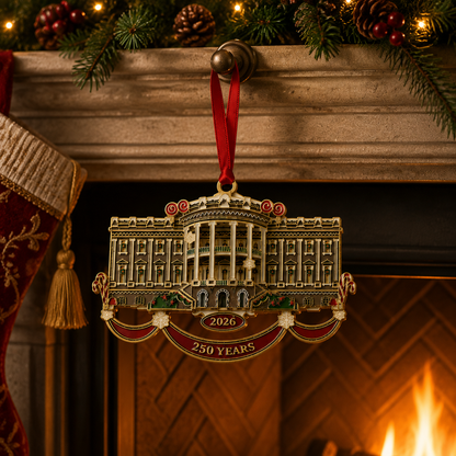 🕋✨White House Christmas tree ornaments – Holiday Keepsake🎁