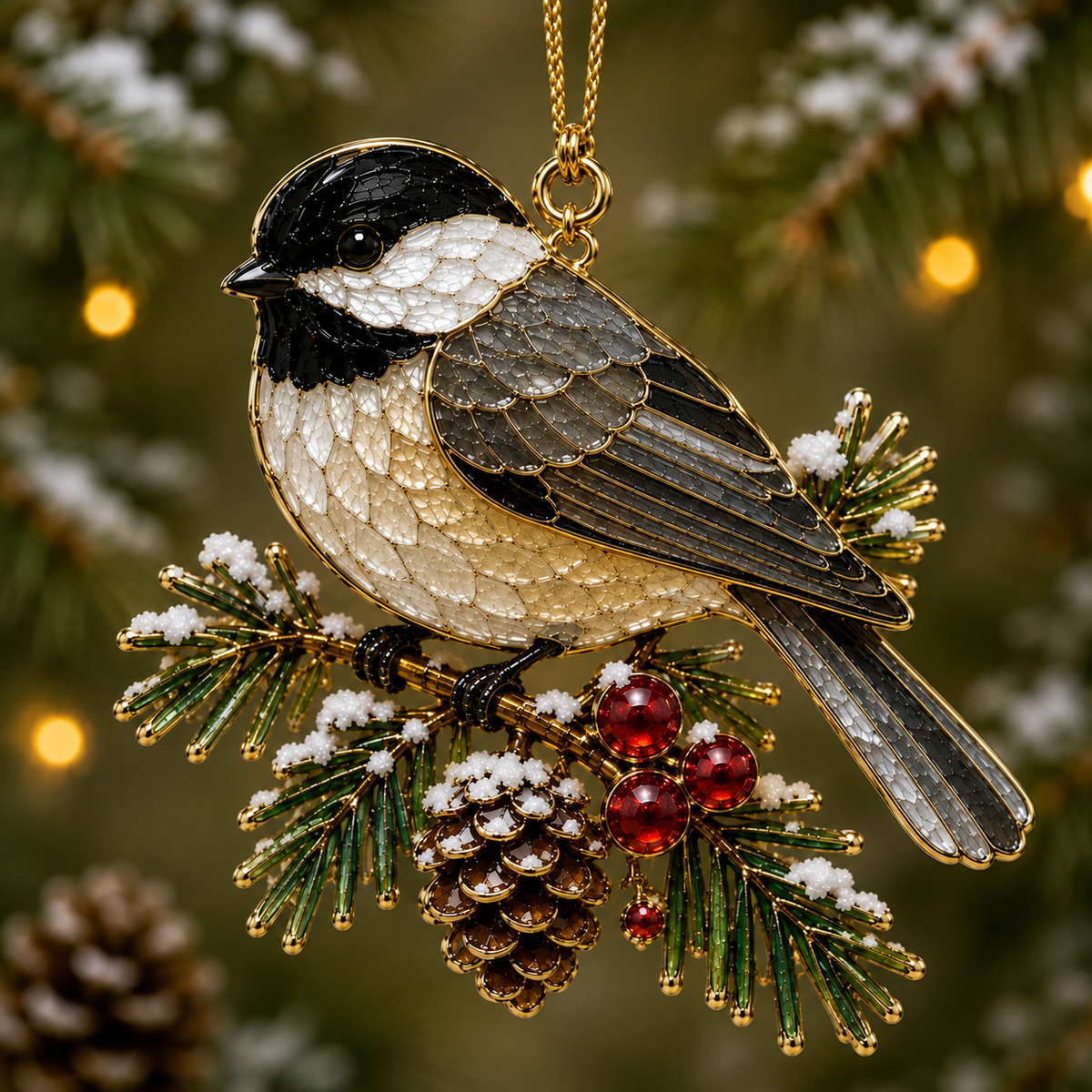 🐦🎄Winter Birds Memorial Christmas Ornaments