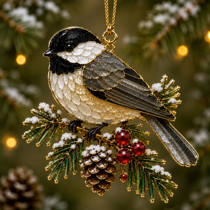 🐦🎄Winter Birds Memorial Christmas Ornaments
