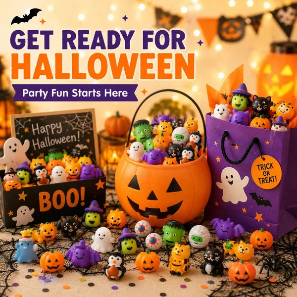 🔥Last Day 50% OFF - 🎃 36PCS Halloween Mochi Squishy Toys