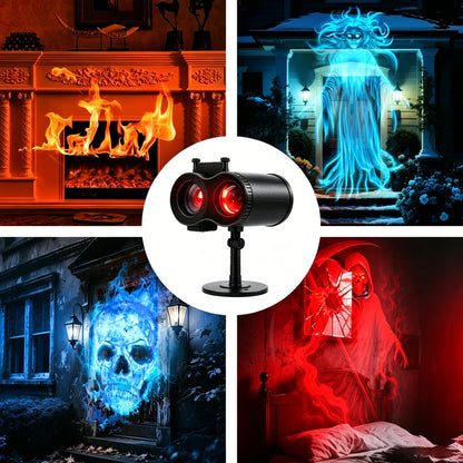 ☠️Halloween Skull Dynamic Light 10 Unique HD Projection Patterns