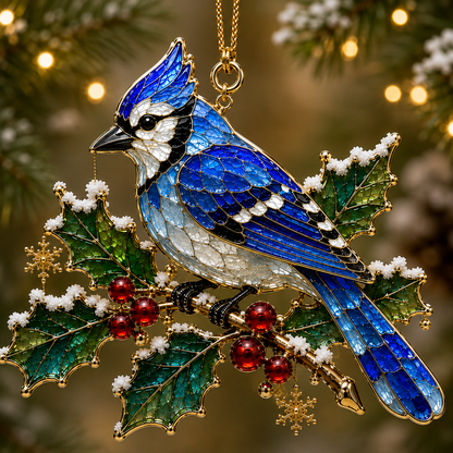 🐦🎄Winter Birds Memorial Christmas Ornaments