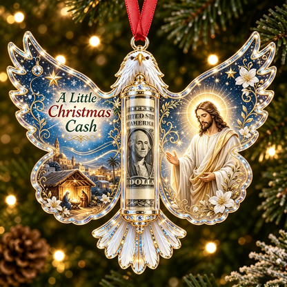 🦅 💵 Christmas Cash Gift Bald Eagle Ornament – Holiday Money Holder Keepsake 🎄 ✨