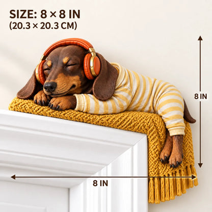 🐕‍🦺 Sleeping Dachshund Door Frame Decoration & Mantel Decoration