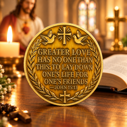 ✝️ Sacred Heart of Jesus Coin — A Reminder of His Greatest Love