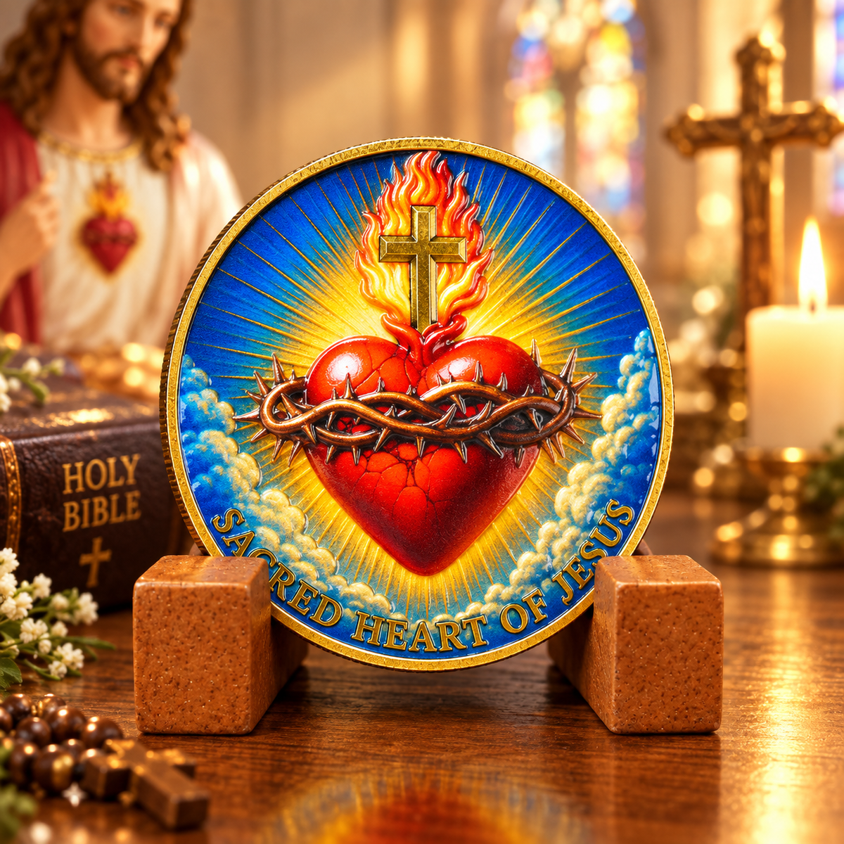 ✝️ Sacred Heart of Jesus Coin — A Reminder of His Greatest Love