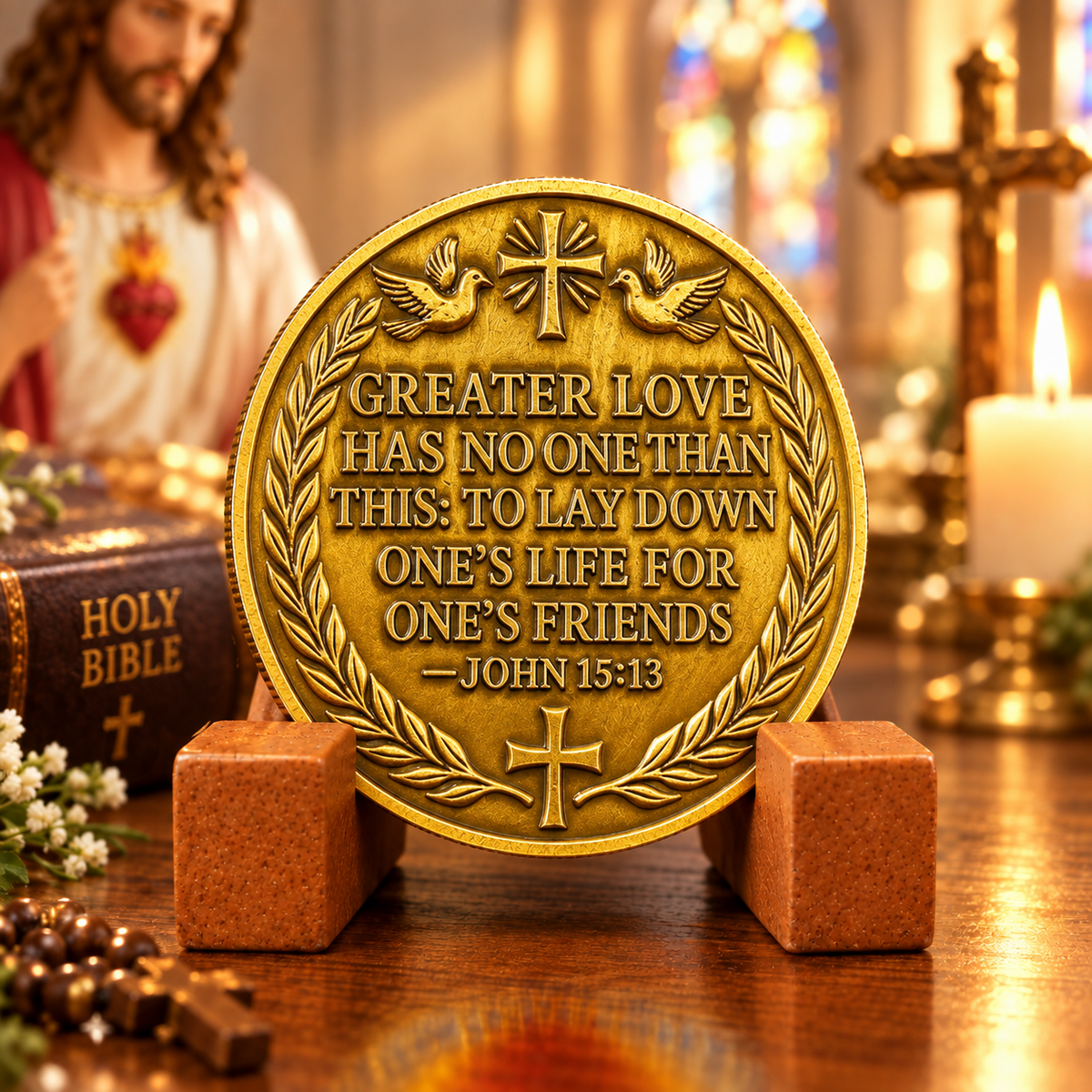 ✝️ Sacred Heart of Jesus Coin — A Reminder of His Greatest Love