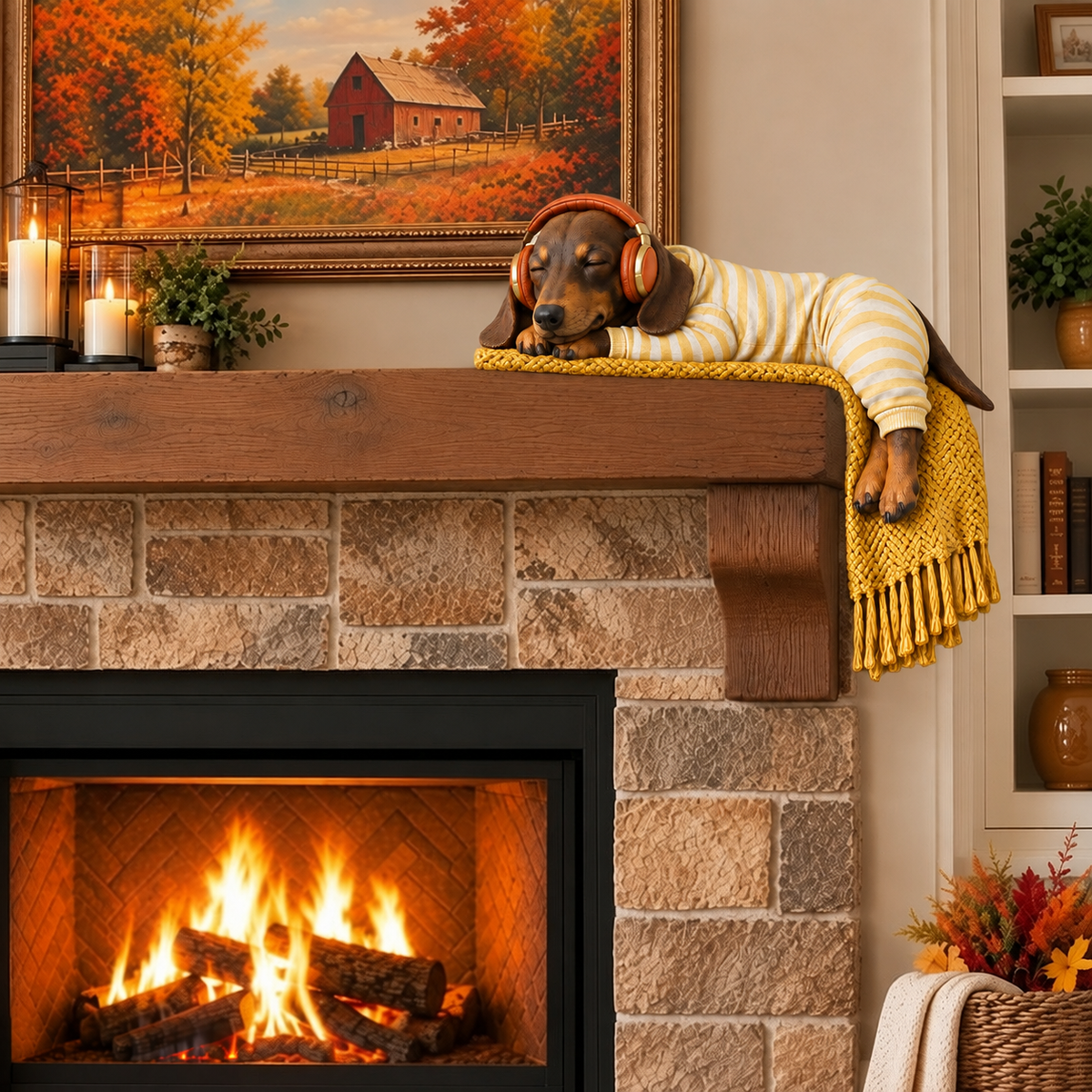🐕‍🦺 Sleeping Dachshund Door Frame Decoration & Mantel Decoration