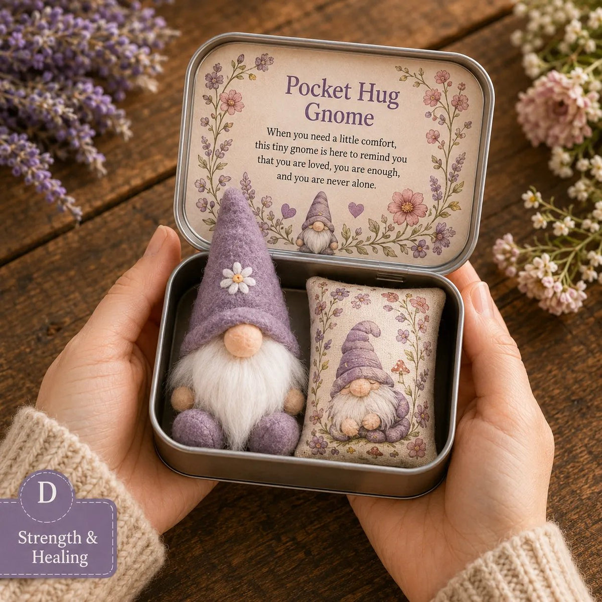 🔥Last Day 50% OFF -💌 Pocket Hug Gnome Comfort Gift Tin