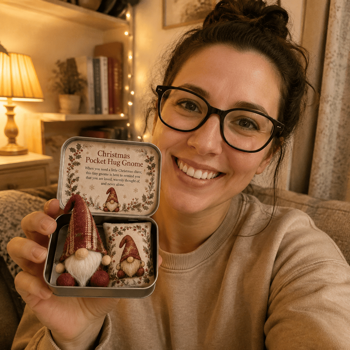 🔥Last Day 50% OFF -💌 Pocket Hug Gnome Comfort Gift Tin