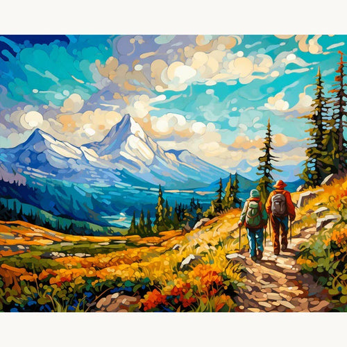 Paint by Numbers - Mountain Trek