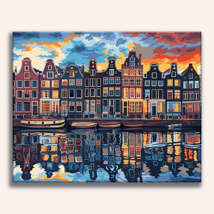 Paint by Numbers - Amsterdam Twilight