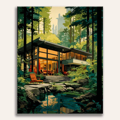 Paint by Numbers - Forest Retreat