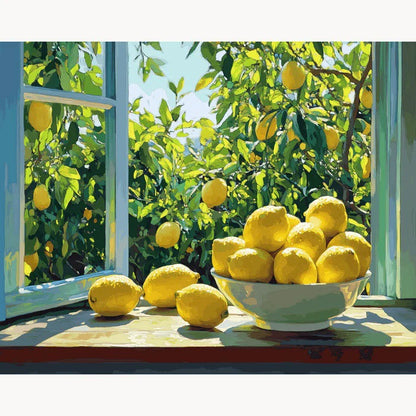 Paint by Numbers - Sunny Lemons