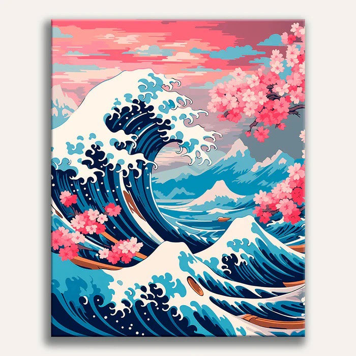Paint by Numbers - Sakura Wave