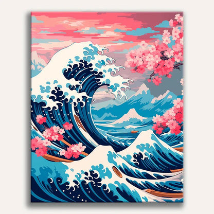 Paint by Numbers - Sakura Wave